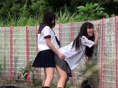 Japanese teens pissing Thumb