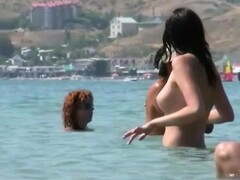 Sexy Random Amateurs Nudits Beach Voyeur Video Thumb