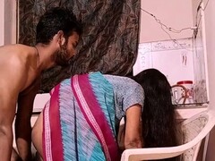 Indian Kaamwali Maid Fucked by Owner Hottest Bhabhi in Saree Thumb