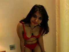 Indian Girl Kavya In Red Lingerie Thumb